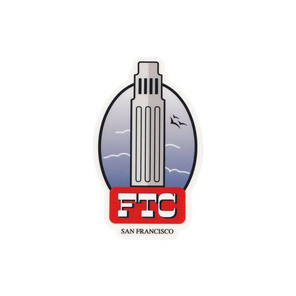FTC STICKER エフティーシー ステッカー COIT TOWER スケートボード スケボー