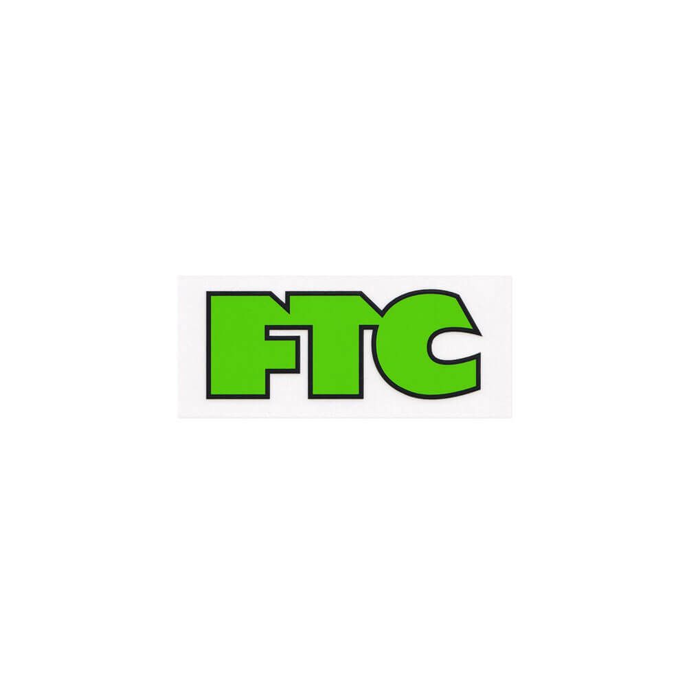 FTC STICKER エフティーシー ステッカー OG LOGO 2.5inch GREEN/BLACK スケートボード スケボー