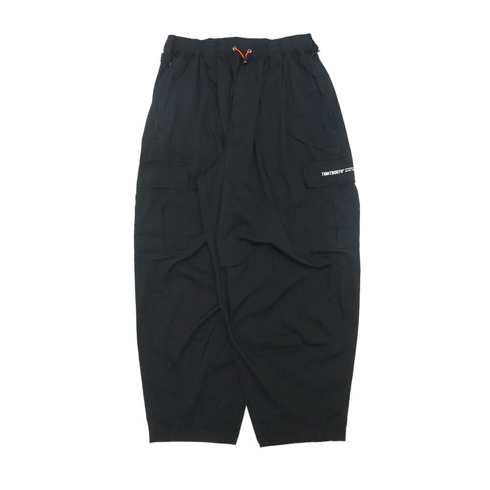 TIGHTBOOTH（TBPR） PANTS タイトブース パンツ ジーンズ SEERSUCKER CARGO BALLOON BLACK スケートボード スケボー 