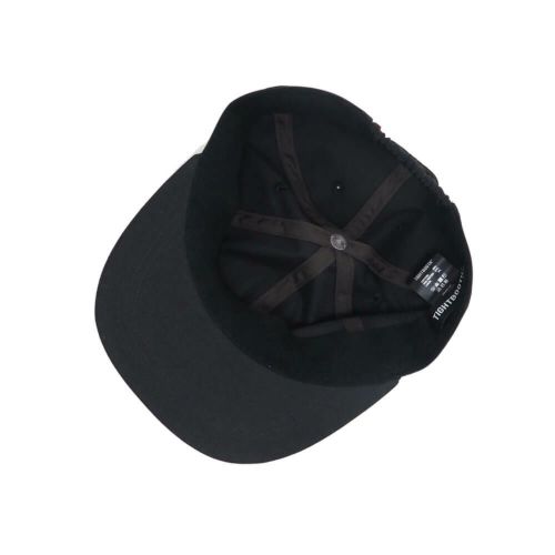 TIGHTBOOTH（TBPR）CAP タイトブース キャップ PINHEAD 6 PANEL BLACK スケートボード スケボー 3
