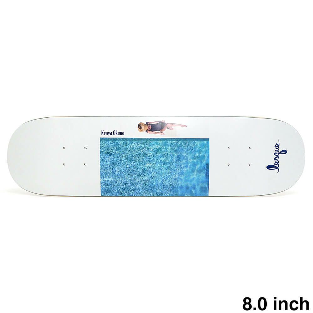 LESQUE DECK レスケ デッキ KENYA OKUNO POOLSIDESERENITY 8.0 スケートボード スケボー 1