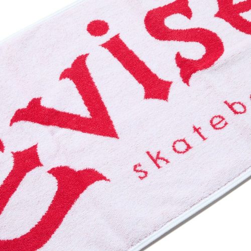 EVISEN TOWEL エビセン タオル EVISEN LOGO WHITE/RED スケートボード スケボー　2