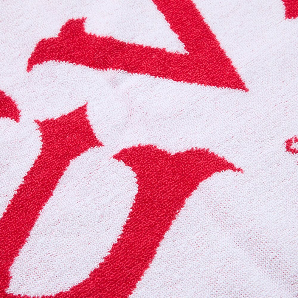 EVISEN TOWEL エビセン タオル EVISEN LOGO WHITE/RED スケートボード スケボー　3