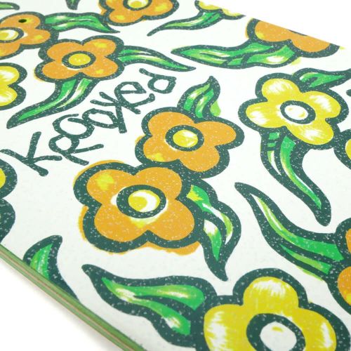 KROOKED DECK クルキッド デッキ SAM NARVAEZ FLOWERS ZINGER 7.75 スケートボード スケボー 4