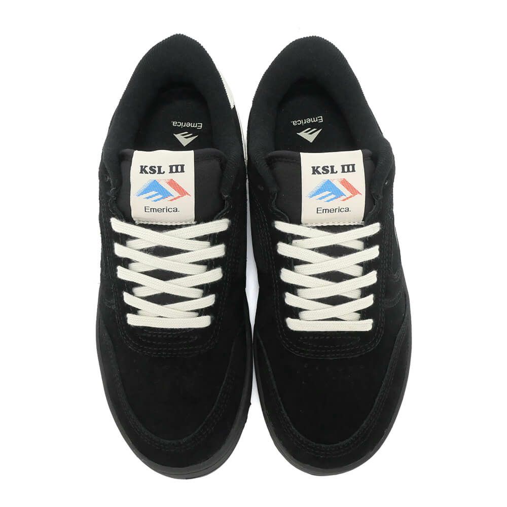 EMERICA SHOES エメリカ シューズ スニーカー KSL III BLACK/BLACK スケートボード スケボー 2