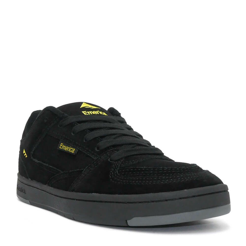 EMERICA SHOES エメリカ シューズ スニーカー MUTE BLACK/YELLOW/BLACK スケートボード スケボー 1