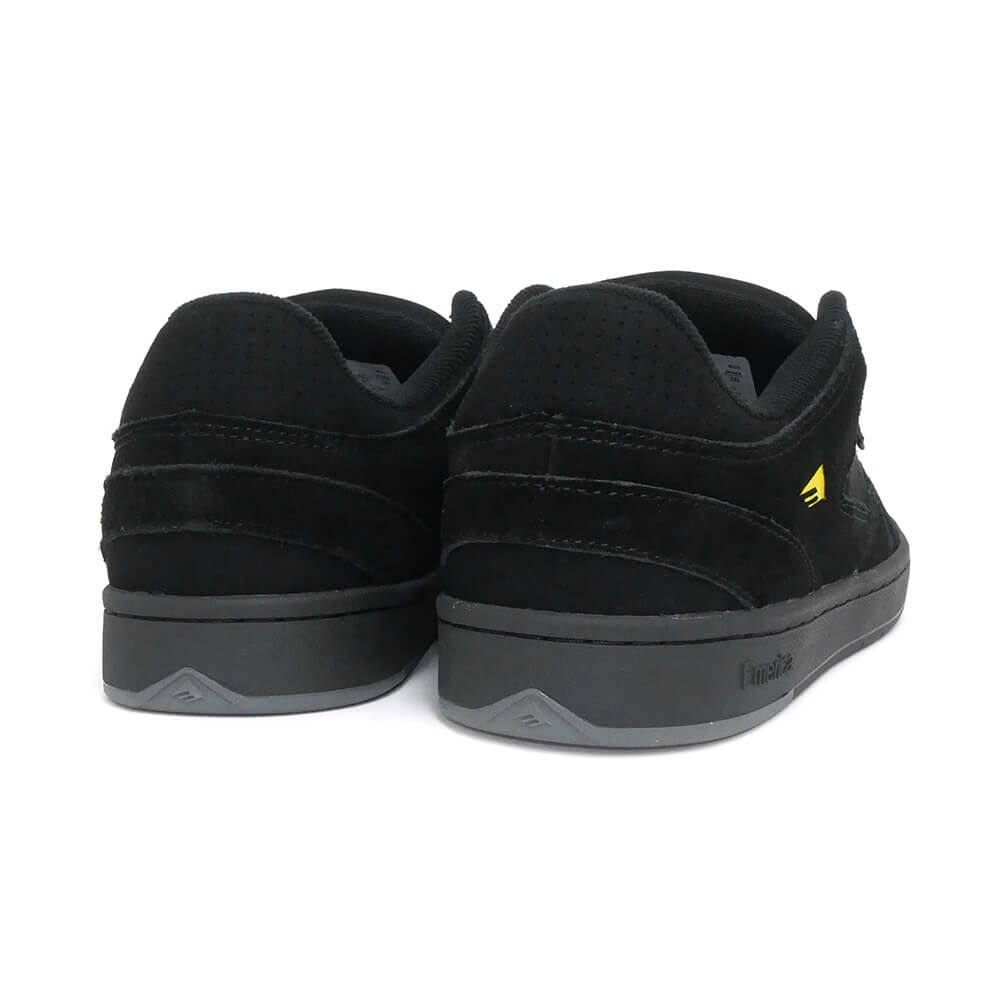 EMERICA SHOES エメリカ シューズ スニーカー MUTE BLACK/YELLOW/BLACK スケートボード スケボー 3
