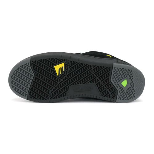 EMERICA SHOES エメリカ シューズ スニーカー MUTE BLACK/YELLOW/BLACK スケートボード スケボー 6