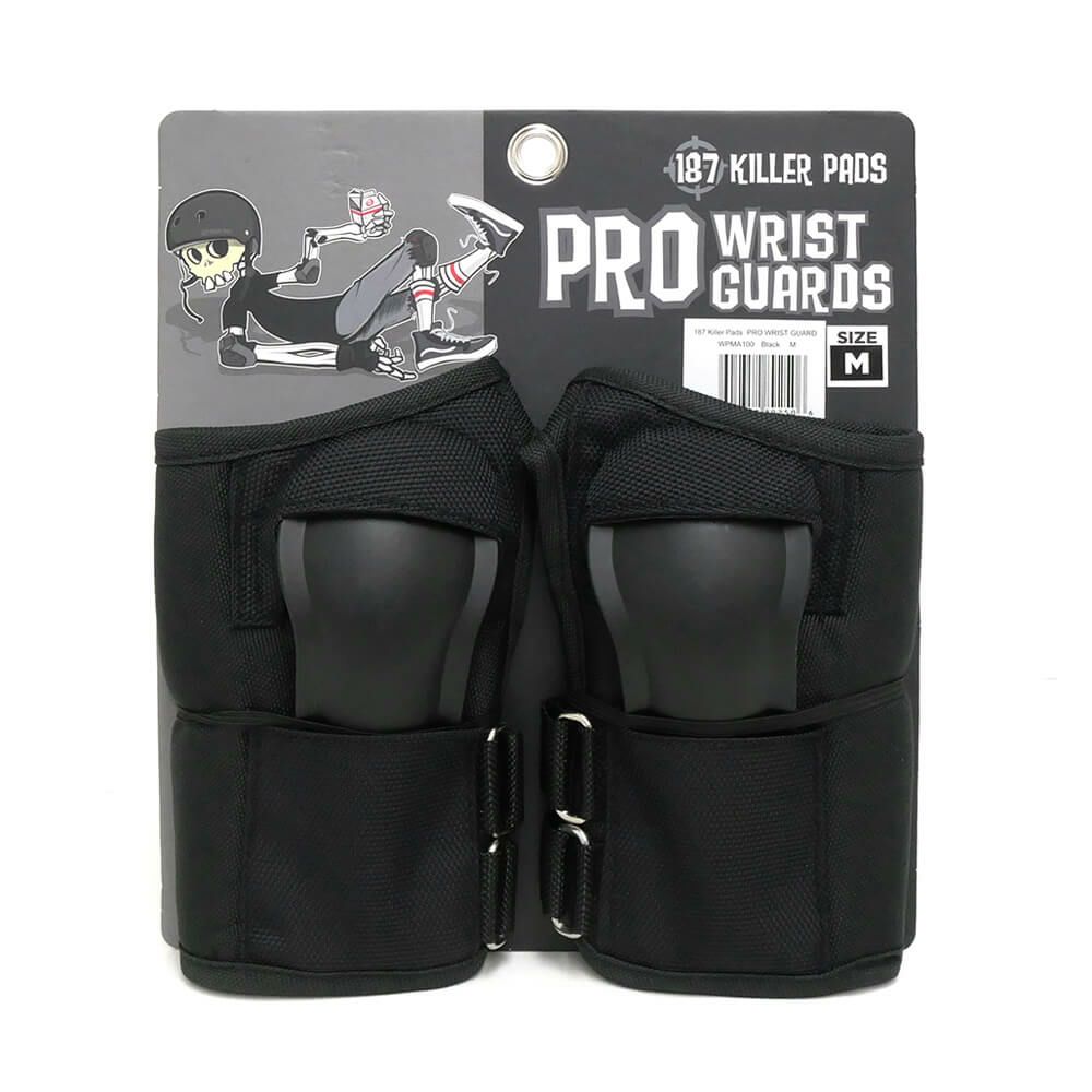 187 KILLER PADS WRIST GUARD ワンエイトセブンキラーパッド リストガード（手首） PRO WRIST GUARD BLACK プロテクター セーフティーギア スケートボード スケボー　1