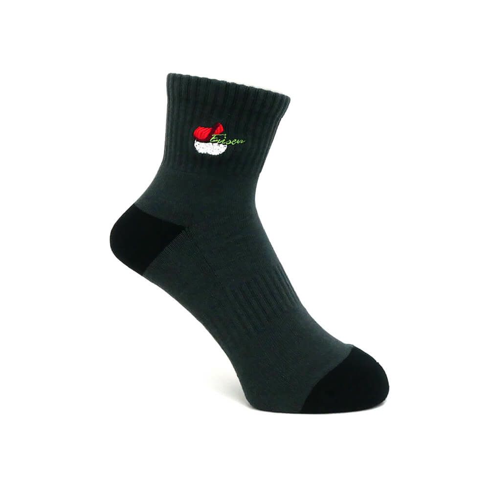 EVISEN SOCKS エビセン ソックス 靴下 SUSHI ANKLE BLACK スケートボード スケボー 1