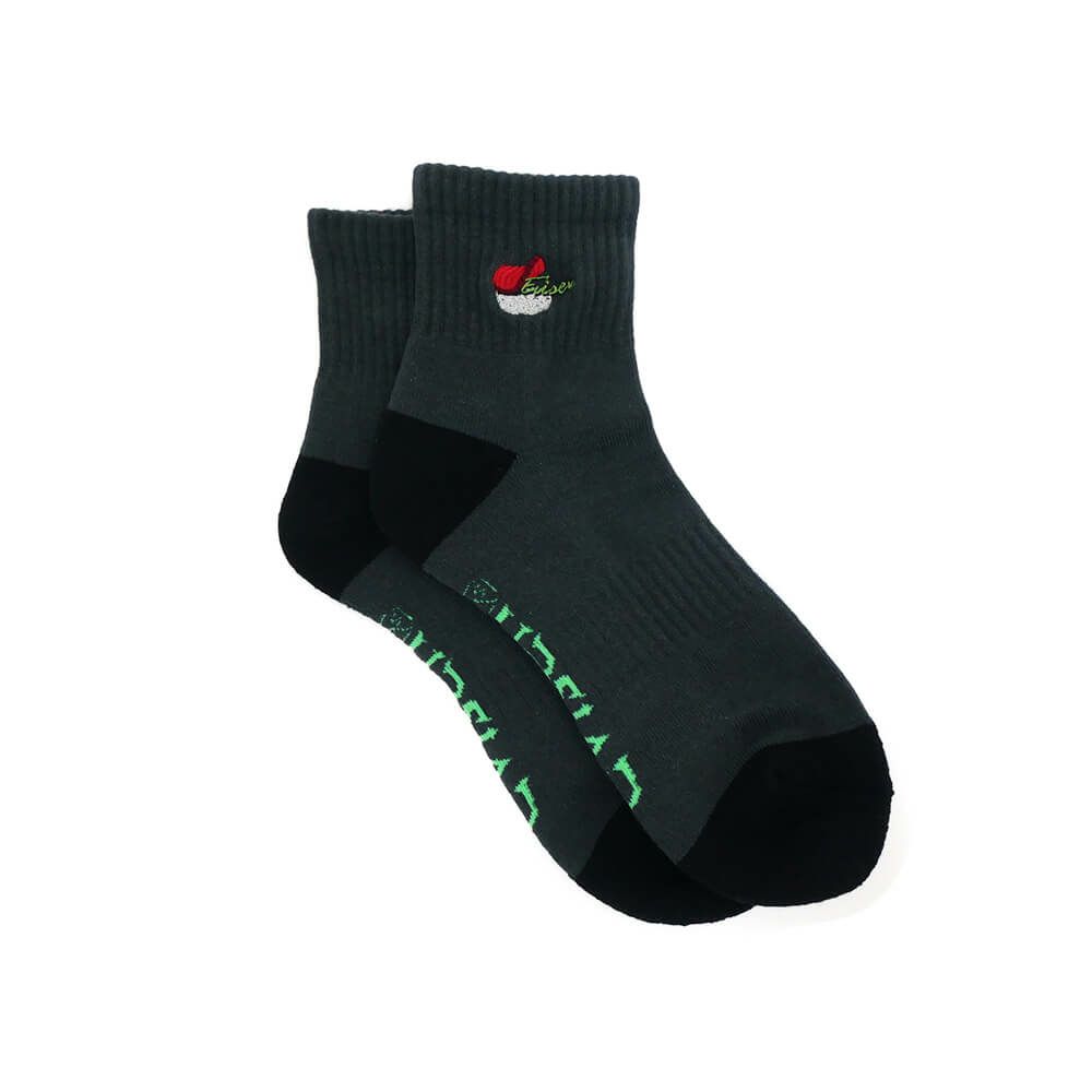 EVISEN SOCKS エビセン ソックス 靴下 SUSHI ANKLE BLACK スケートボード スケボー 4