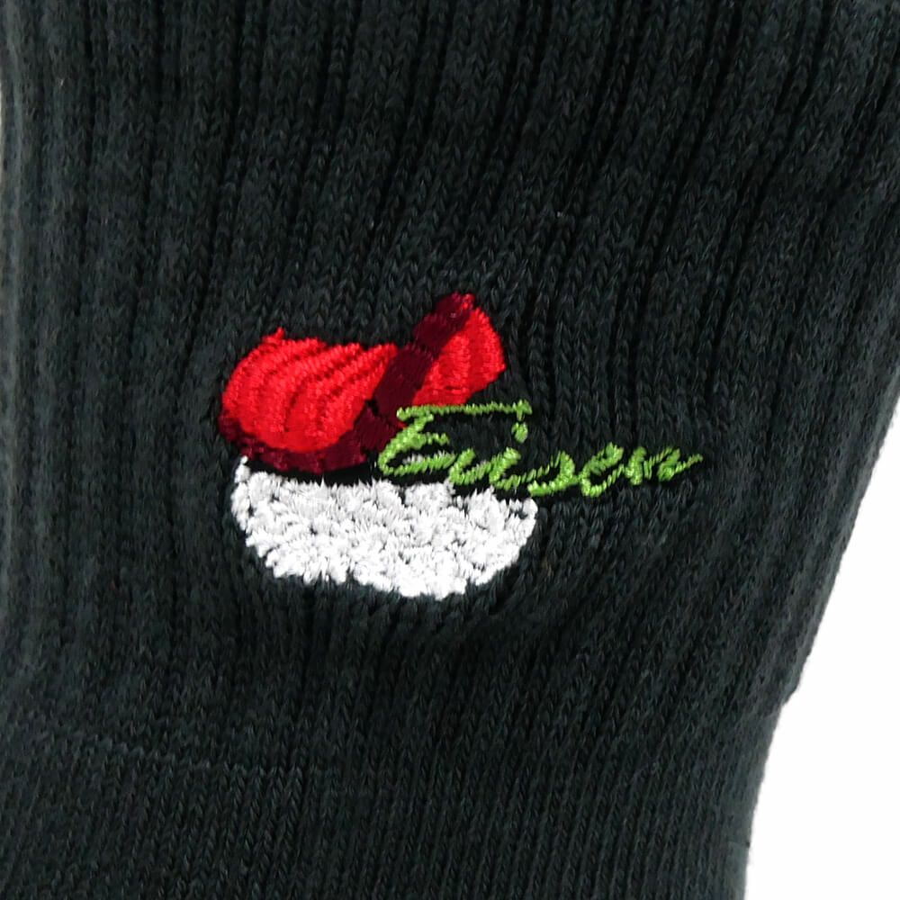 EVISEN SOCKS エビセン ソックス 靴下 SUSHI ANKLE BLACK スケートボード スケボー 5