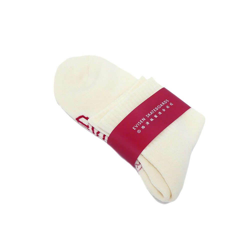 EVISEN SOCKS エビセン ソックス 靴下 SUSHI ANKLE WHITE スケートボード スケボー 6