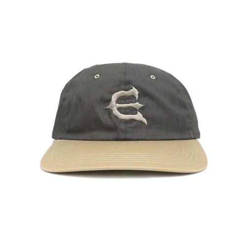 EVISEN CAP エビセン キャップ ONE-UP 6 PANEL GREY/BEIGE スケートボード スケボー 1