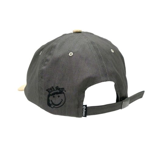 EVISEN CAP エビセン キャップ ONE-UP 6 PANEL GREY/BEIGE スケートボード スケボー 2