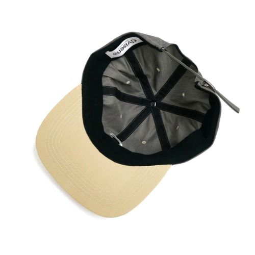 EVISEN CAP エビセン キャップ ONE-UP 6 PANEL GREY/BEIGE スケートボード スケボー 3
