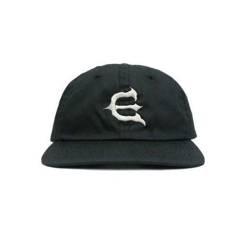 EVISEN CAP エビセン キャップ ONE-UP 6 PANEL BLACK スケートボード スケボー 1
