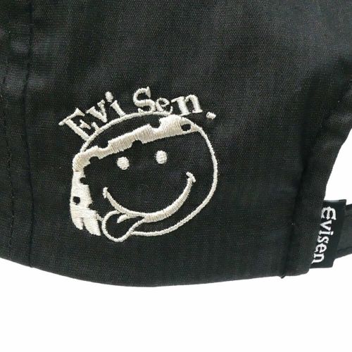EVISEN CAP エビセン キャップ ONE-UP 6 PANEL BLACK スケートボード スケボー 4