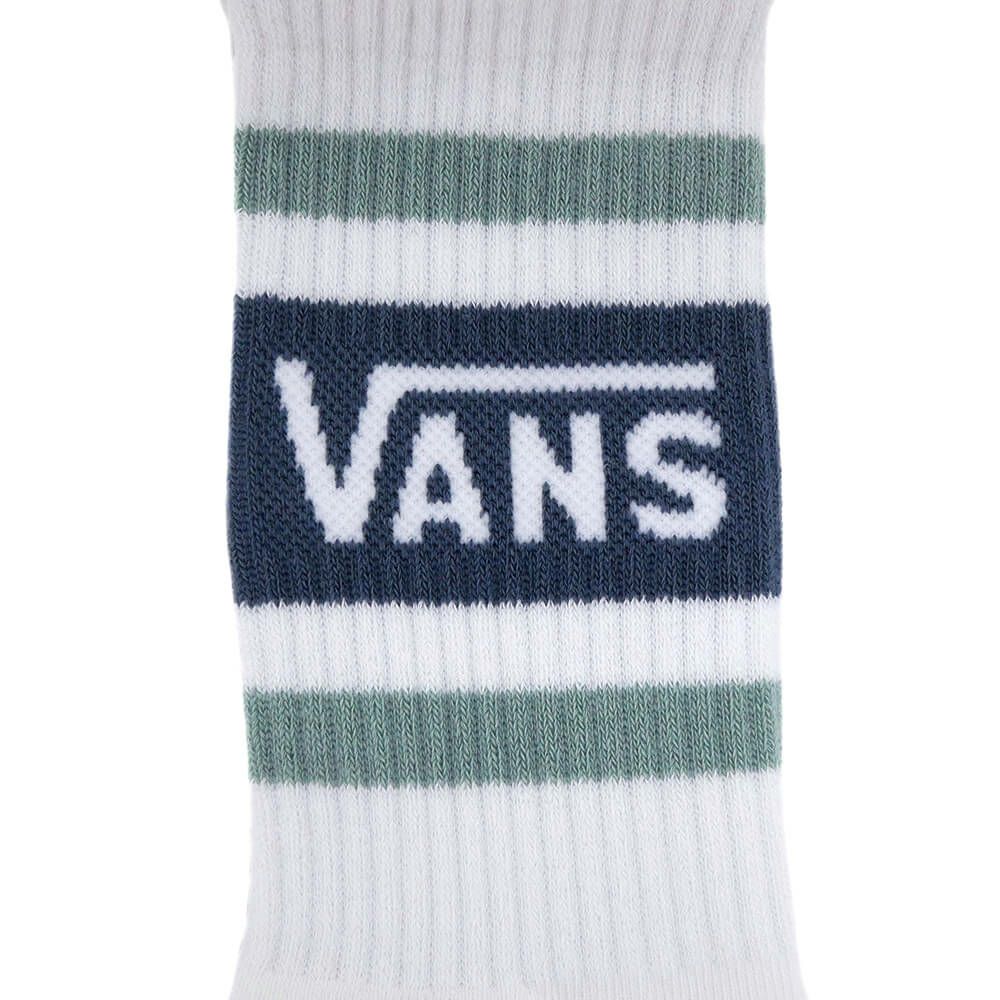  VANS SOCKS バンズ ソックス 靴下 DROP V CREW WHITE/GREY OLIVE（US企画） スケートボード スケボー 4