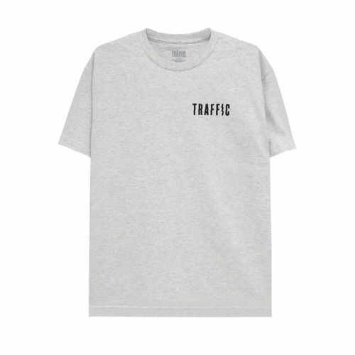 TRAFFIC T-SHIRT トラフィック Tシャツ CAUTION GREY スケートボード スケボー 1