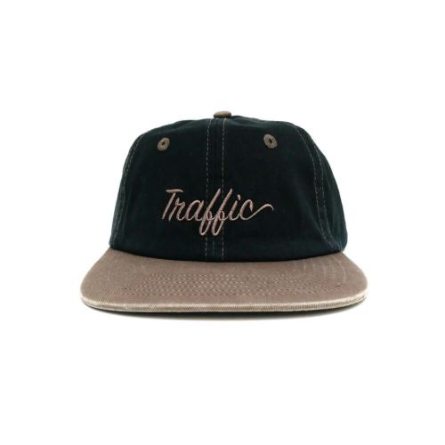 TRAFFIC CAP トラフィック キャップ SCRIPT SNAPBACK BLACK スケートボード スケボー 1