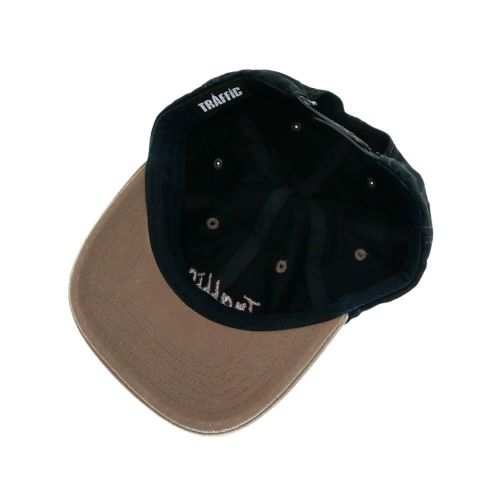 TRAFFIC CAP トラフィック キャップ SCRIPT SNAPBACK BLACK スケートボード スケボー 3