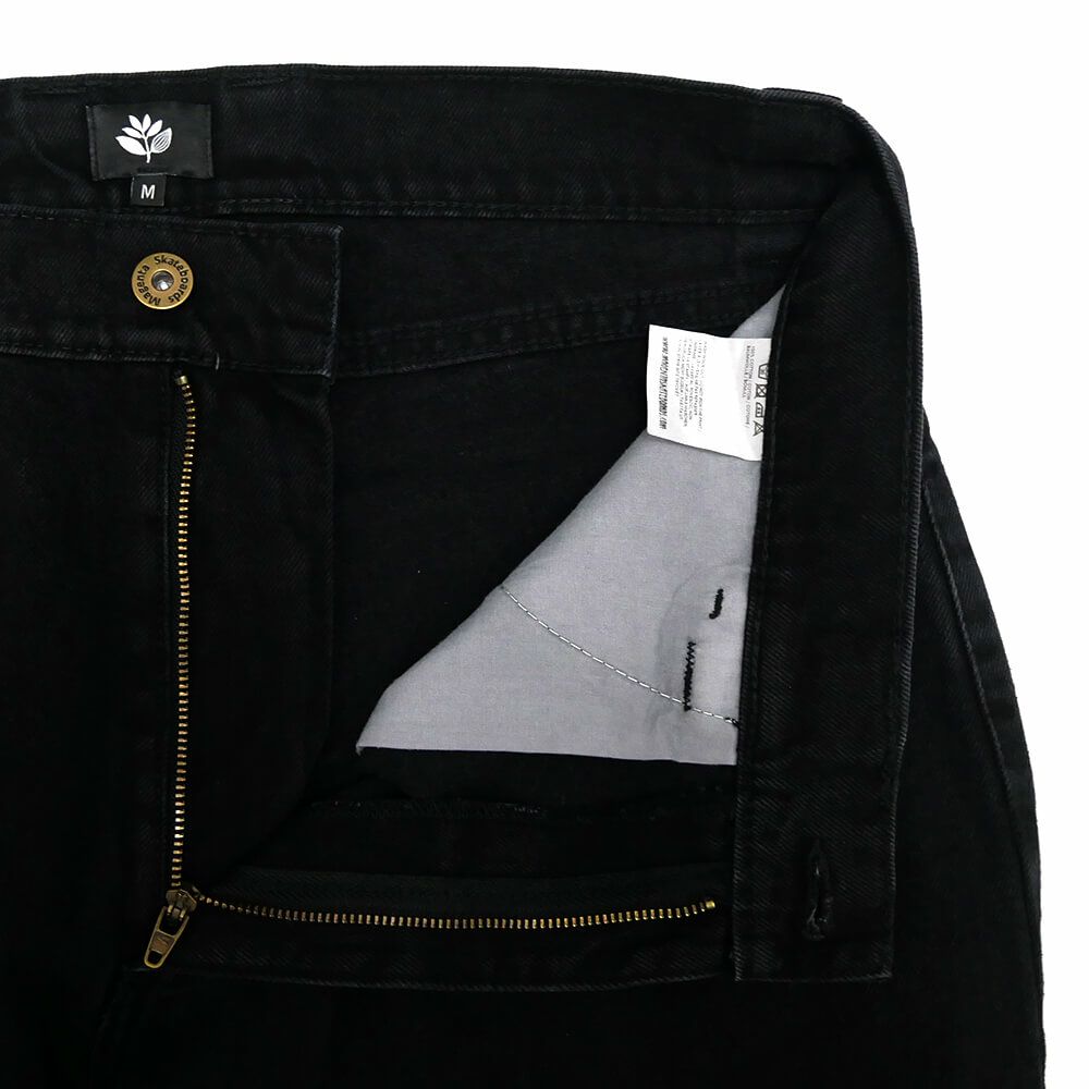 magenta マゼンタ　ブラックバギーデニム　Lサイズ MAGENTA JEANS マゼンタ パンツ ジーンズ OG DENIM BLACK
