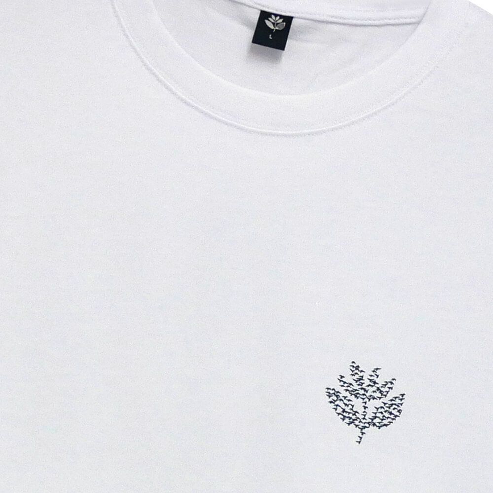 MAGENTA T-SHIRT マゼンタ Tシャツ MIGRATION WHITE スケートボード スケボー 2