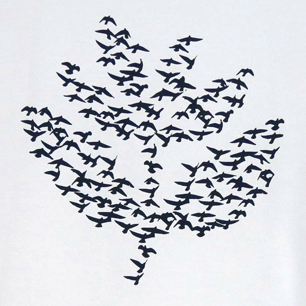 MAGENTA T-SHIRT マゼンタ Tシャツ MIGRATION WHITE スケートボード スケボー 3