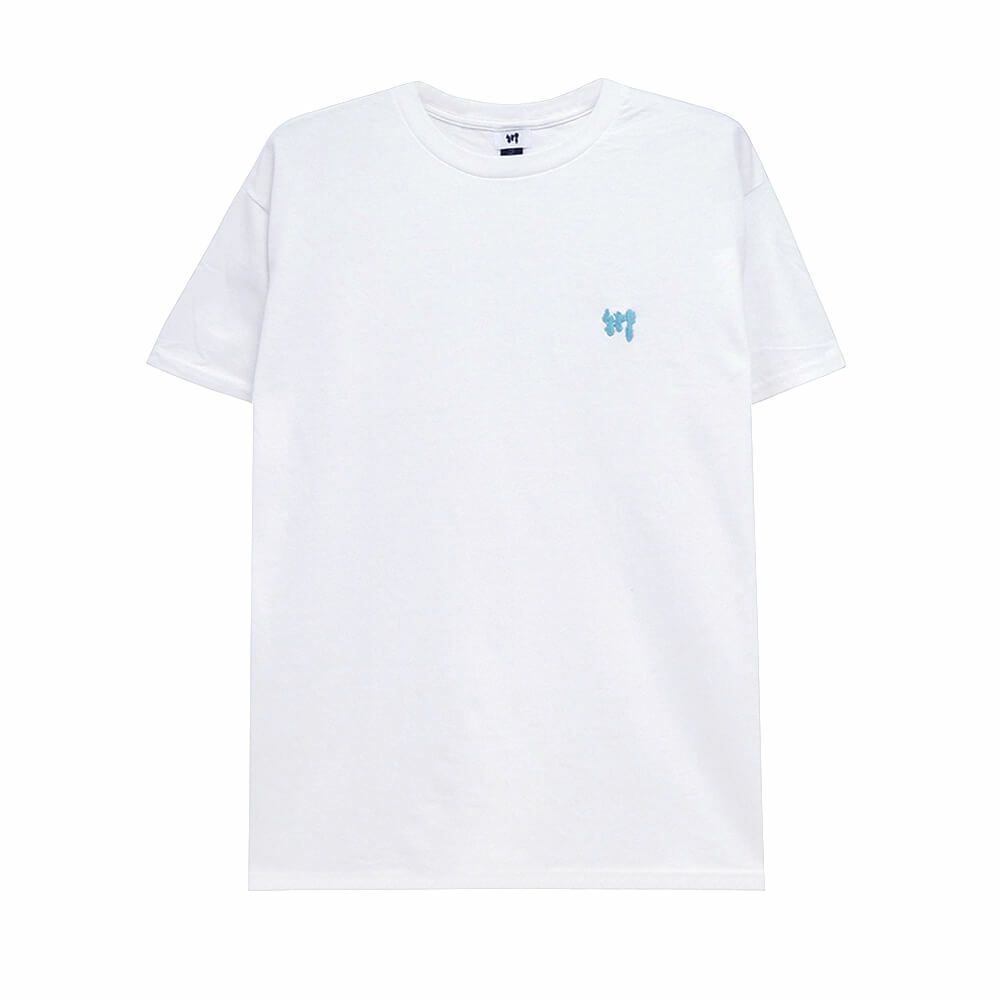 KAWA T-SHIRT 川 Tシャツ 川 LOGO 1POINT WHITE/BLUE GREEN スケートボード スケボー 