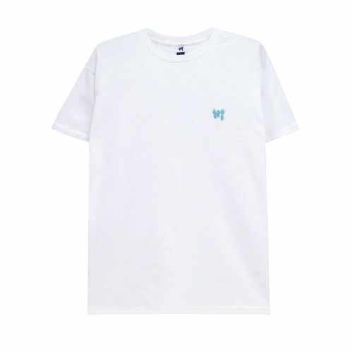 KAWA T-SHIRT 川 Tシャツ 川 LOGO 1POINT WHITE/BLUE GREEN スケートボード スケボー 
