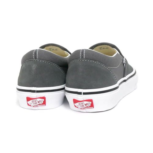 VANS SHOES バンズ シューズ スニーカー スリッポン SKATE SLIP ON PEWTER/WHITE（US企画） スケートボード スケボー 3