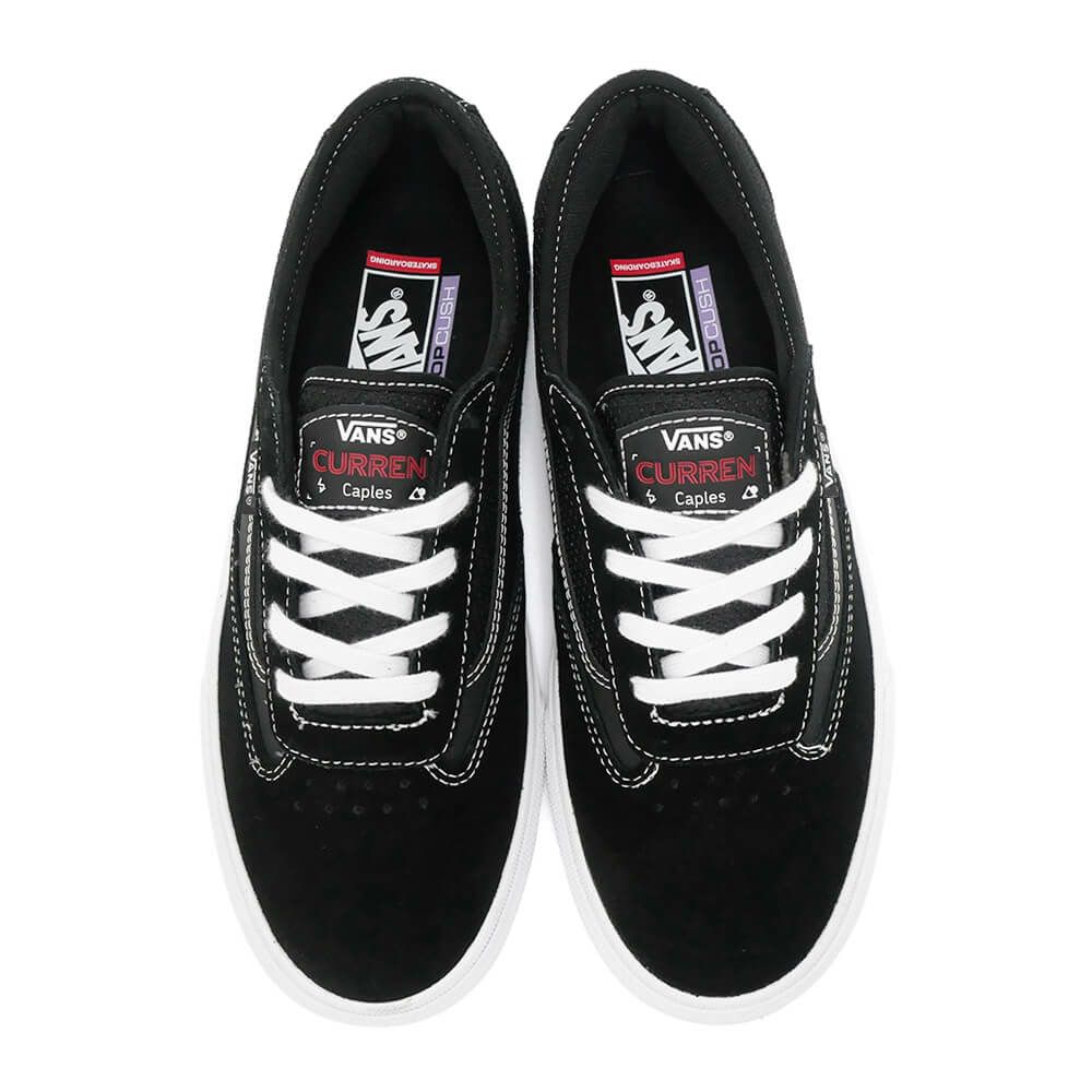 VANS SHOES バンズ シューズ スニーカー SKATE CURREN CAPLES GUM BLACK/WHITE（US企画） スケートボード スケボー 2