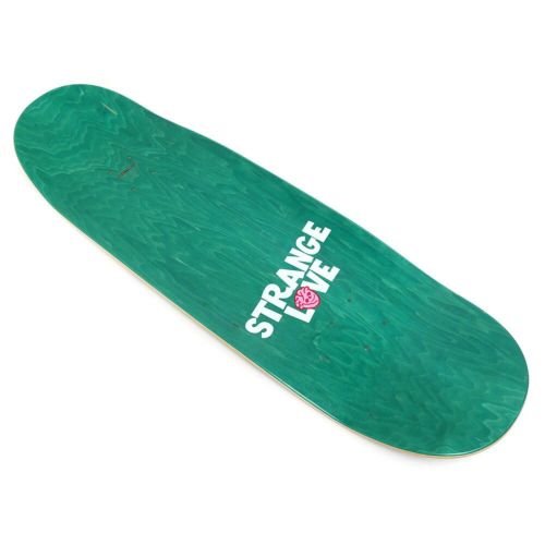 STRANGE LOVE DECK ストレンジラブ デッキ TEAM HOT TUB BROWN STAIN 9.875 スケートボード スケボー　3