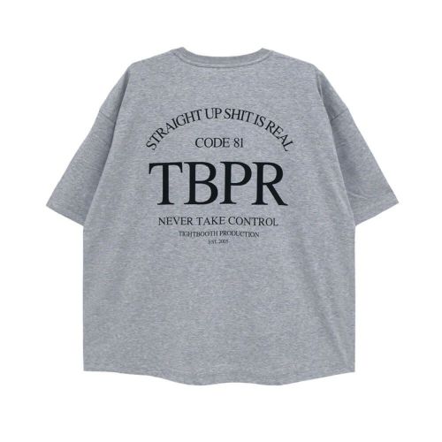  TIGHTBOOTH（TBPR）T-SHIRT タイトブース Tシャツ STRAIGHT UP QUICK DRYING GREY スケートボード スケボー 
