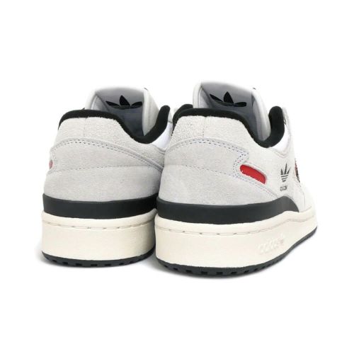 ADIDAS SKATEBOARDING SHOES アディダススケートボーディング シューズ スニーカー FORUM 84 LOW ADV WHITE/BLACK/RED JP6094 スケートボード スケボー　3