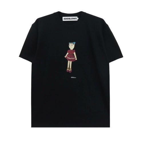 400BLOWS T-SHIRT フォーハンドレッドブロウズ Tシャツ K.B.H BLACK スケートボード スケボー 