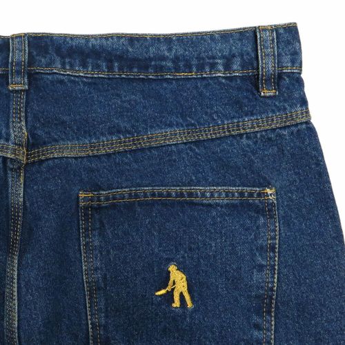 PASS~PORT JEANS パスポート パンツ ジーンズ WORKERS CLUB CLASSIC WASHED DARK INDIGO スケートボード スケボー 4