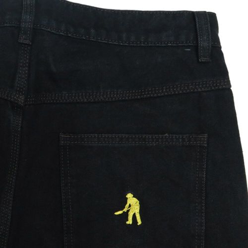 PASS~PORT JEANS パスポート パンツ ジーンズ WORKERS CLUB CLASSIC WASHED BLACK スケートボード スケボー 4