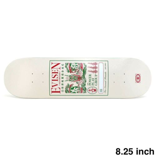 EVISEN DECK エビセン デッキ TEAM DRAGON NAME TAG 1 8.25 スケートボード スケボー 1