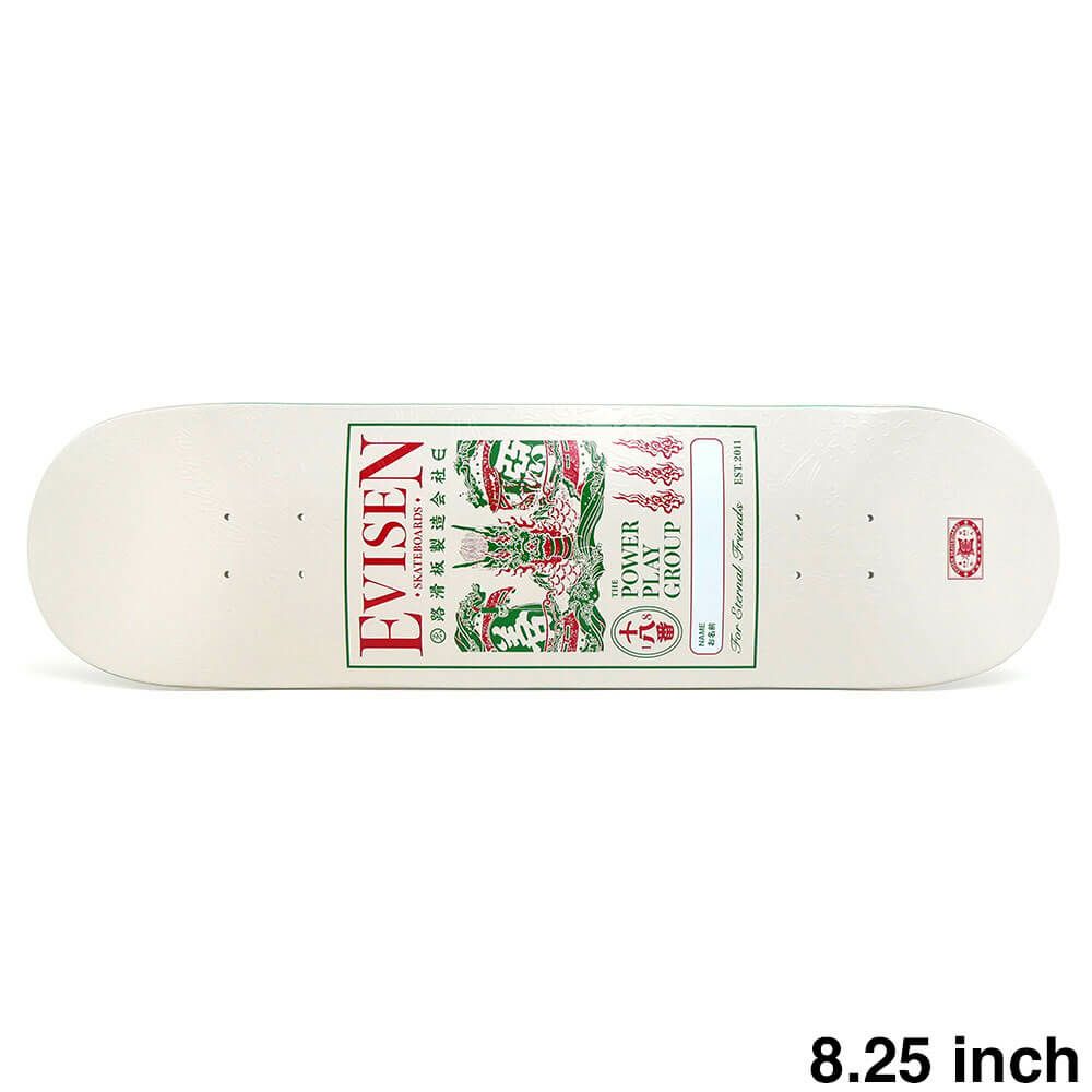 EVISEN DECK エビセン デッキ TEAM DRAGON NAME TAG 1 8.25 スケートボード スケボー 1