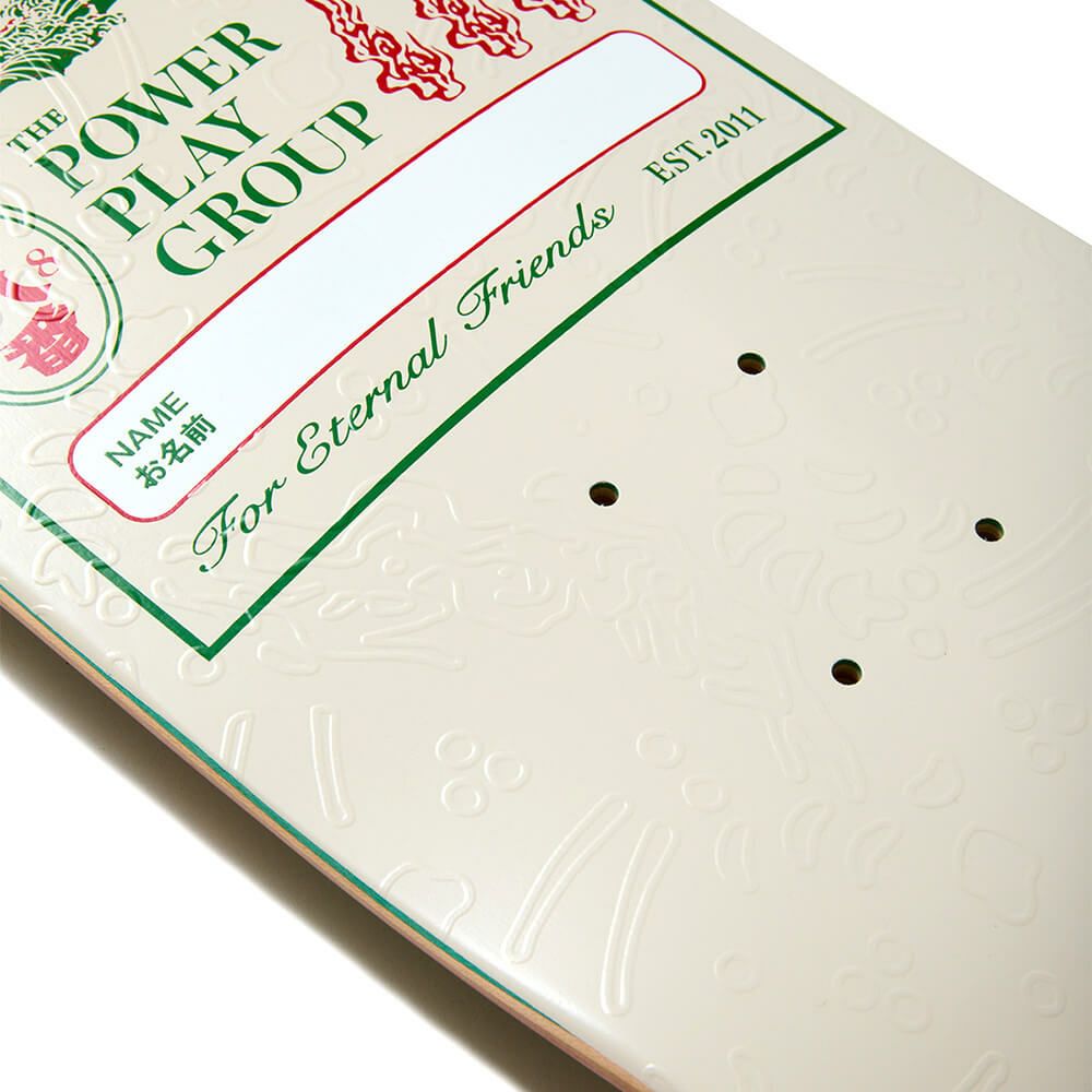 EVISEN DECK エビセン デッキ TEAM DRAGON NAME TAG 1 8.0 スケートボード スケボー 5