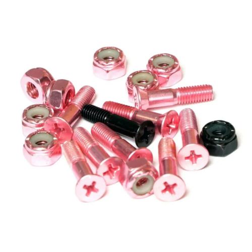 SOURCE BOLT ソース ボルト（プラス）7/8インチ PHILLIPS + HARDWARE PLATING SAKURA PINK スケートボード スケボー　2