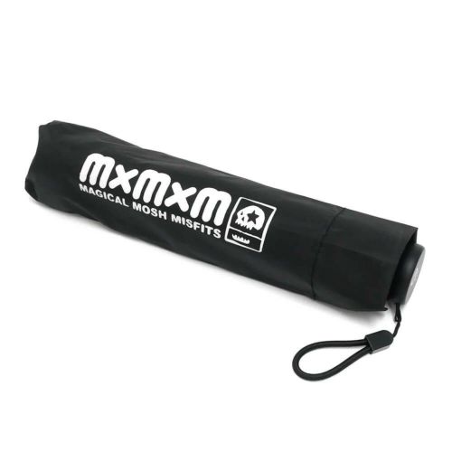 MAGICAL MOSH MISFITS UMBRELLA マジカルモッシュミスフィッツ 晴雨兼用傘 MxMxM 折りたたみ傘 BLACK スケートボード スケボー　2