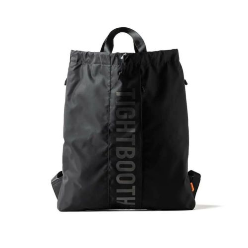 TIGHTBOOTH（TBPR）BACKPACK タイトブース バックパック リュック LOGO KNAPSAC BLACK スケートボード スケボー　1