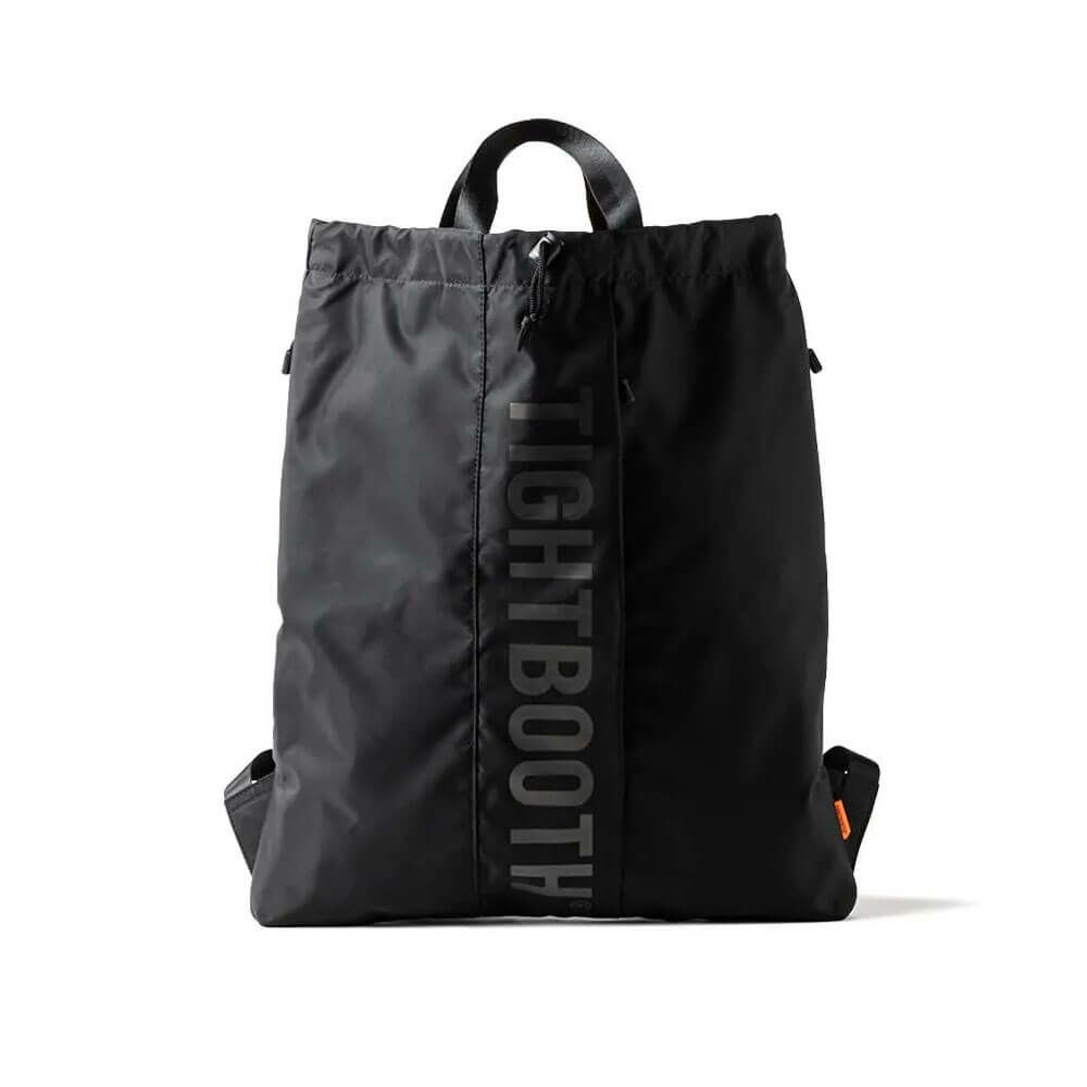 TIGHTBOOTH（TBPR）BACKPACK タイトブース バックパック リュック LOGO KNAPSAC BLACK スケートボード スケボー　1
