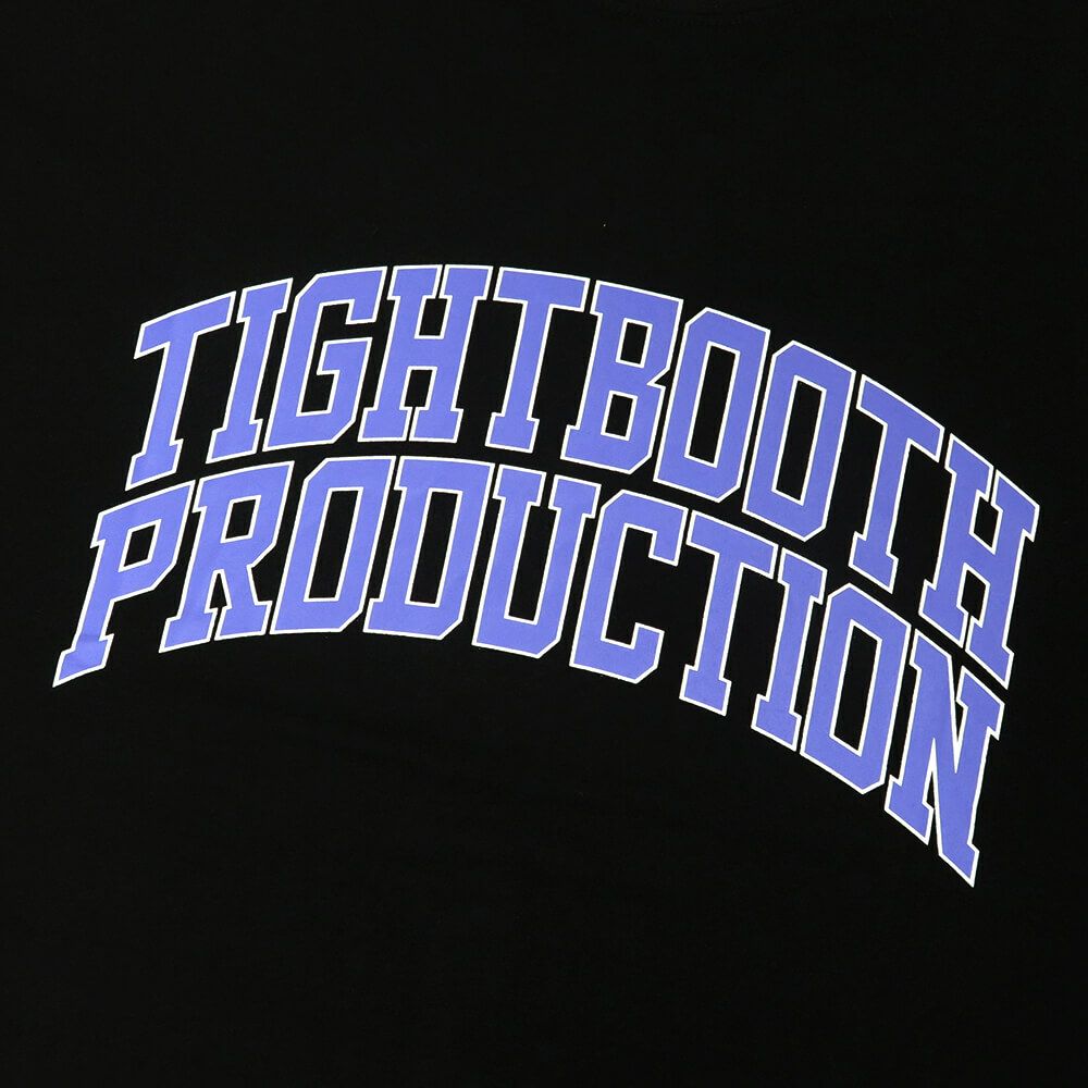  TIGHTBOOTH（TBPR）T-SHIRT タイトブース Tシャツ COLLEGE BLACK スケートボード スケボー 1