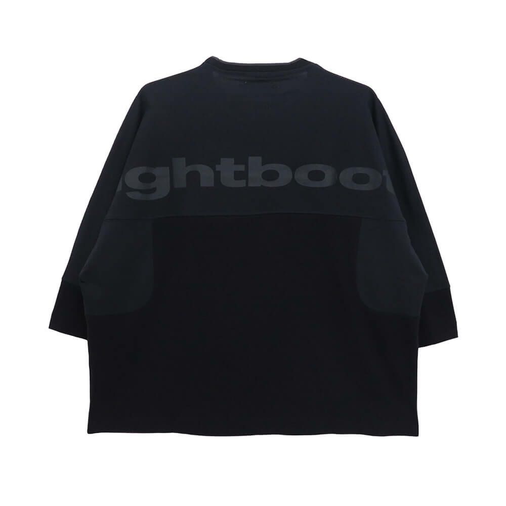 TIGHTBOOTH（TBPR） LONG SLEEVE タイトブース 7分袖Tシャツ 3/4 SLEEVE SUZU BLACK スケートボード スケボー 