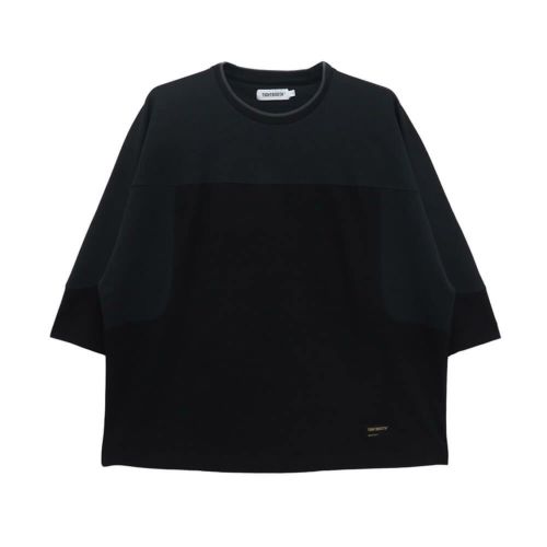 TIGHTBOOTH（TBPR） LONG SLEEVE タイトブース 7分袖Tシャツ 3/4 SLEEVE SUZU BLACK スケートボード スケボー 1