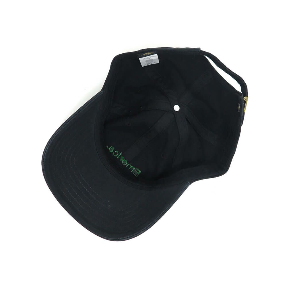 EMERICA CAP エメリカ キャップ PURE GOLD DAD BLACK/GREEN スケートボード スケボー 3